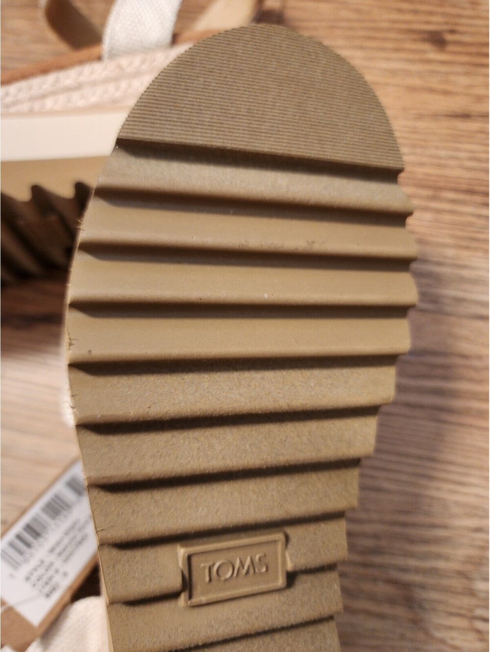 Size 8 - Toms Diana Espadrille Platform Wedge Sandals - Picture 7 of 9